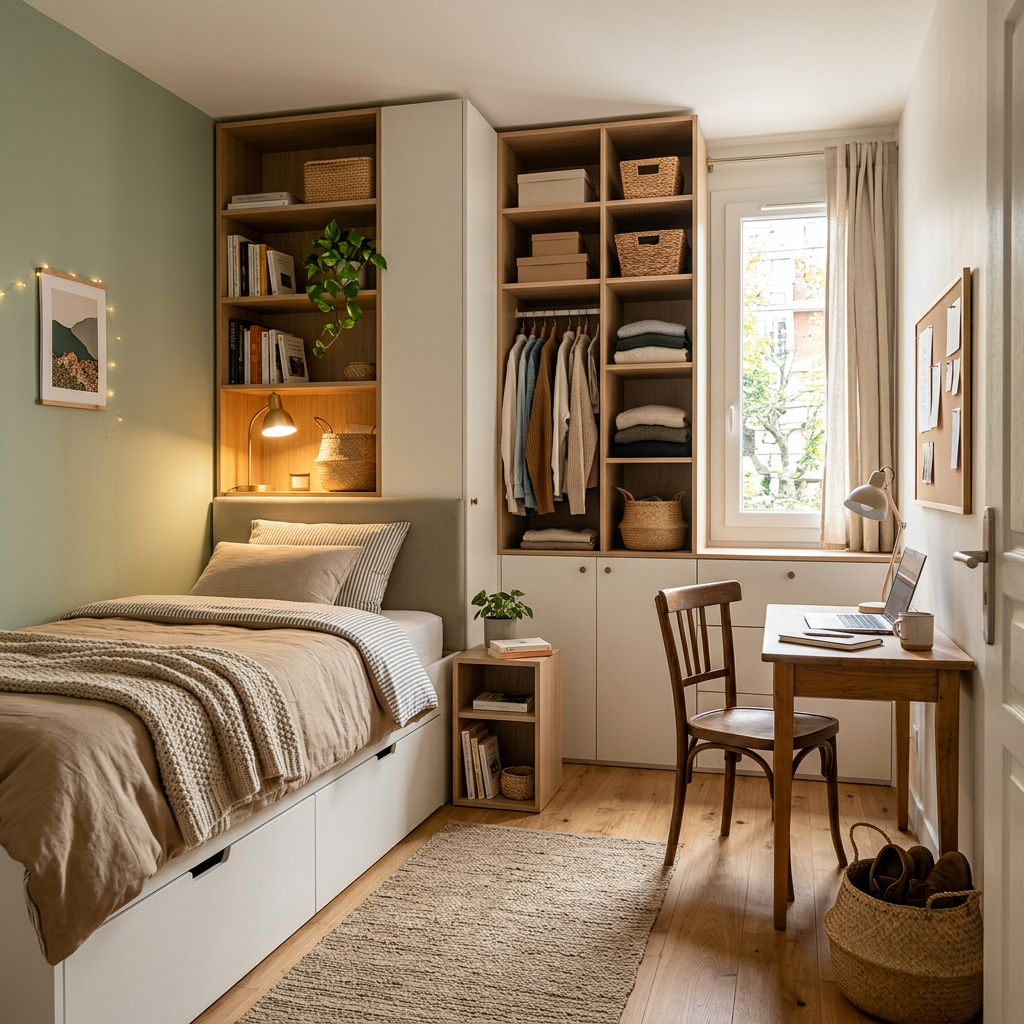 Comment aménager une petite chambre sans perdre en confort